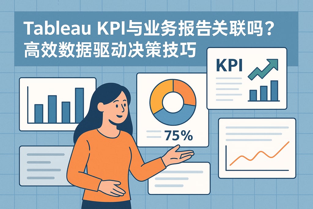 Tableau KPI与业务报告关联吗？高效数据驱动决策技巧